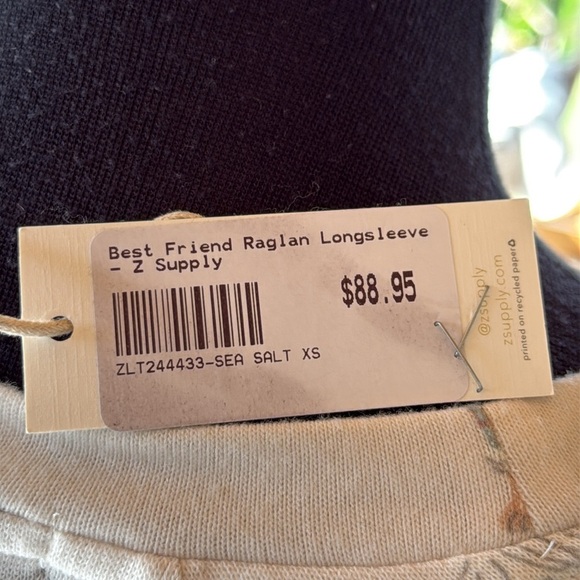 Z Supply | Best Friend Raglan Longsleeve - Picture 6 of 8